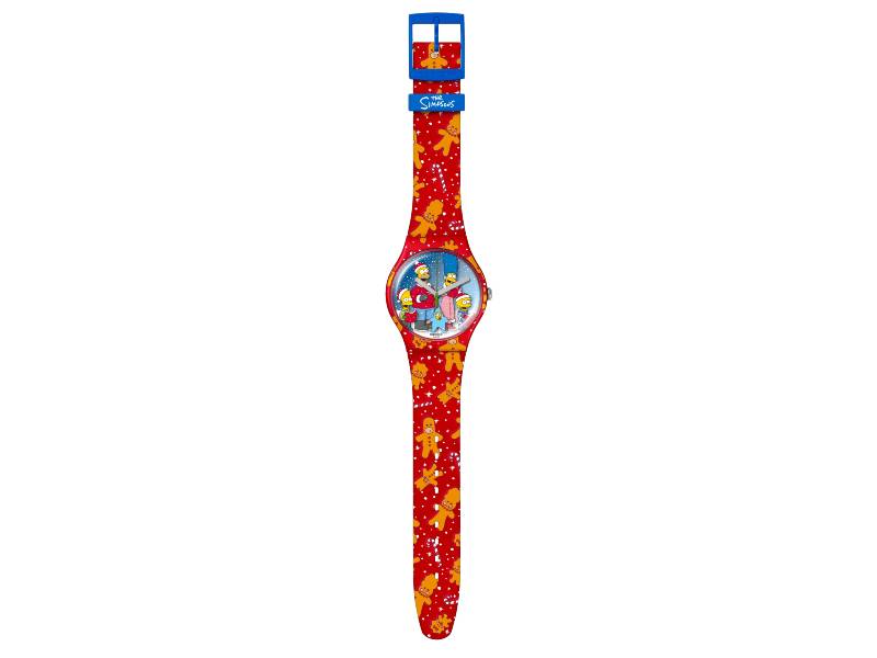 SWATCH WONDROUS WINTER WONDERLAND THE SIMPSONS COLLECTION SUOZ361